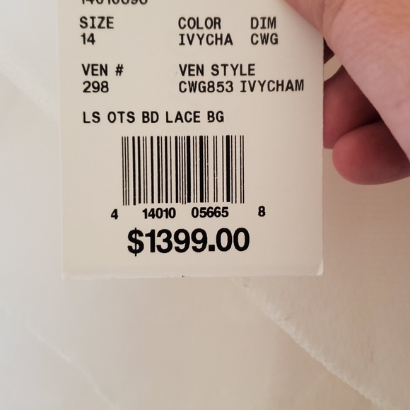 Oleg Cassini Wedding Dress - Picture 3 of 7